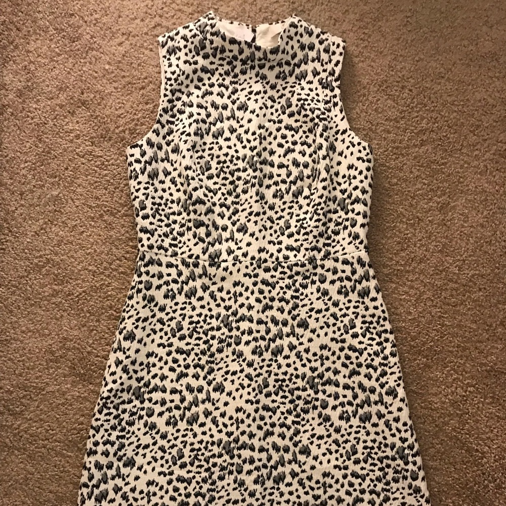 Animal print formal dress